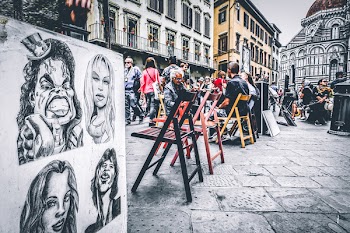 Four Women Painting