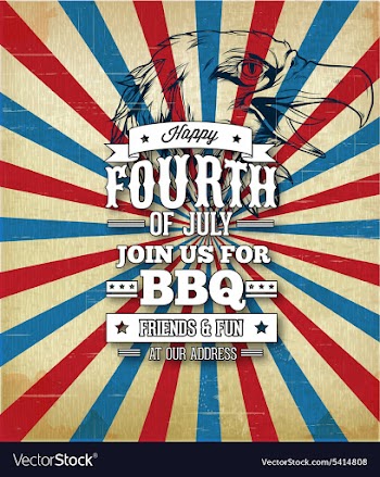 Fourth of july vector image