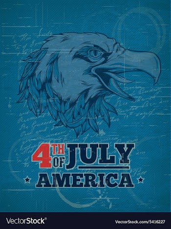 Fourth of july vector image