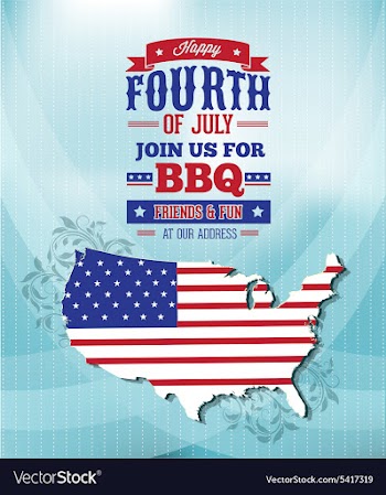Fourth of july vector image