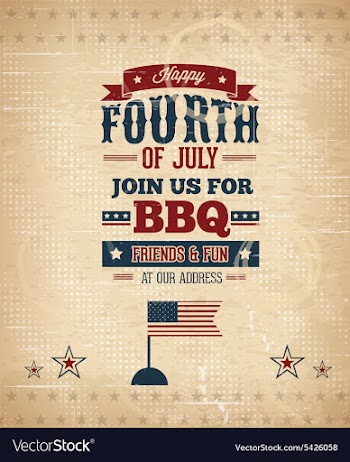 Fourth of july vector image