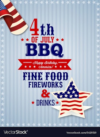 Fourth of july vector image
