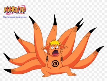 Fox Clipart Naruto - Naruto And Baby Kurama