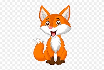 Fox Clipart Transparent Background - Cartoon Fox Transparent Background