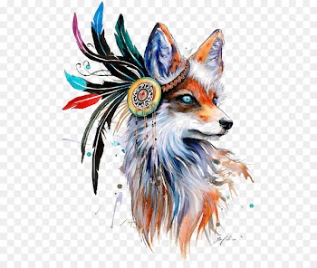 Fox Drawing Art Painting - fox 