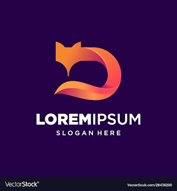 fox logo design icon