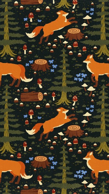 Fox pattern phone wallpaper, cute | Free Photo Illustration - rawpixel