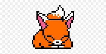 Fox Sleeping - Perler Beads Leaf Patterns