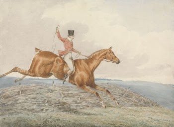 Foxhunting: Rider, Taking a Fence | Free Photo - rawpixel