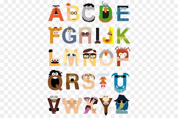 Fozzie Bear Beaker Miss Piggy Dr. Bunsen Honeydew Gonzo - Monster Alphabet coloring illustration 
