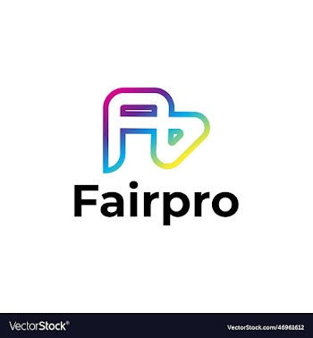 fp letter modern 3d logo design
