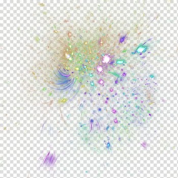 Fractal , abstract painting transparent background PNG clipart