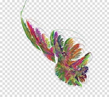 Fractal and Texture , multicolored abstract illustration transparent background PNG clipart