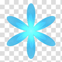 Fractal Animation Flower, blue flower illustration transparent background PNG clipart