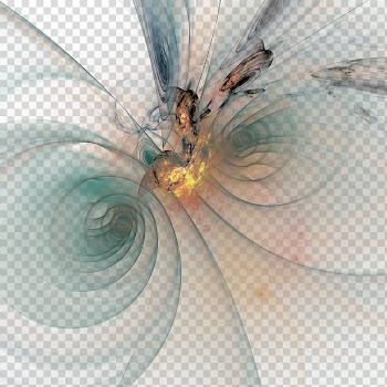 Fractal , brown and red abstract artwork transparent background PNG clipart