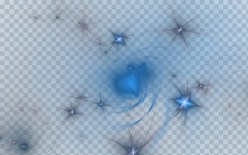 Fractal  Christmas , blue and white abstract painting transparent background PNG clipart