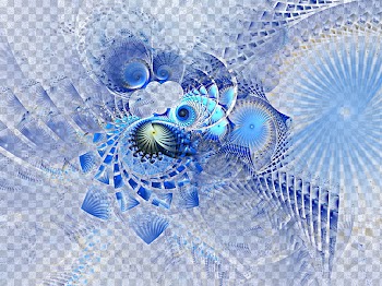 Fractal , clear cut glass abstract artwork transparent background PNG clipart