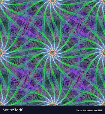 Fractal Design Pattern Background vector image