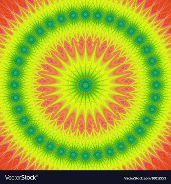 Fractal Design Patterned Background vector image