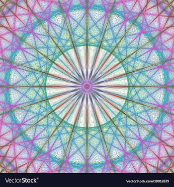 Fractal Design Patterned Background vector image