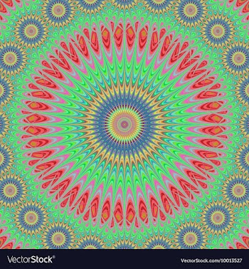 Fractal Design Patterned Background vector image