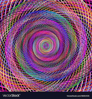 Fractal Design Patterned Background vector image
