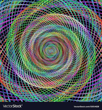 Fractal Design Patterned Background vector image