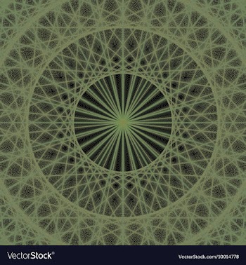 Fractal Design Patterned Background vector image
