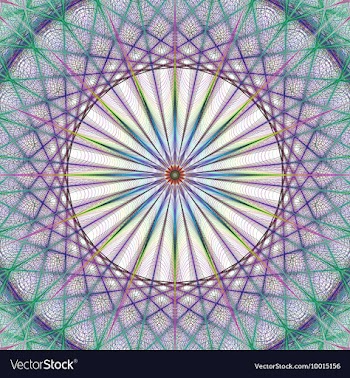 Fractal Design Patterned Background vector image