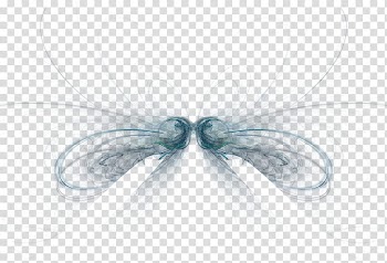 Fractal Fairy Wings, gray abstract art transparent background PNG clipart