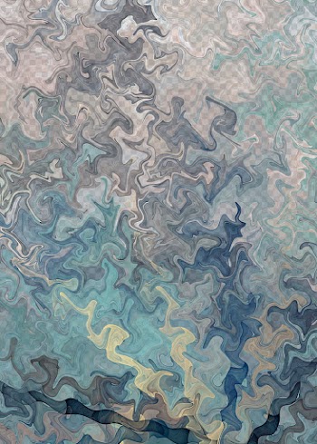 Fractal  Gnarl, multicolored abstract transparent background PNG clipart