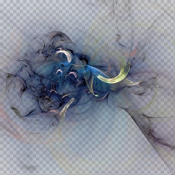 Fractal , multicolored smoke art transparent background PNG clipart