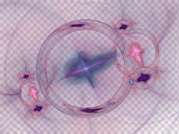 Fractal n , purple and pink light transparent background PNG clipart