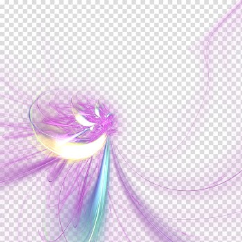 Fractal  Nebular, abstract painting transparent background PNG clipart