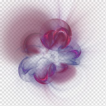 Fractal  Nebular, black and red smoke transparent background PNG clipart