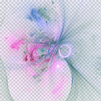 Fractal  Nebular, pink and black abstract transparent background PNG clipart