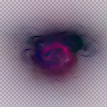 Fractal  Nebular, pink and green abstract illustration transparent background PNG clipart