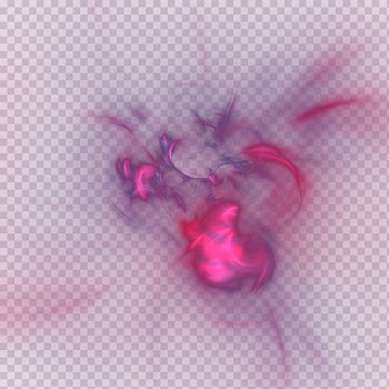 Fractal  , pink abstract transparent background PNG clipart