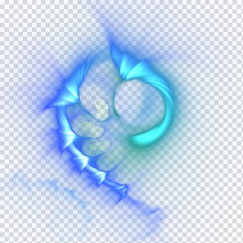 Fractal  Primeval , blue light illustration transparent background PNG clipart