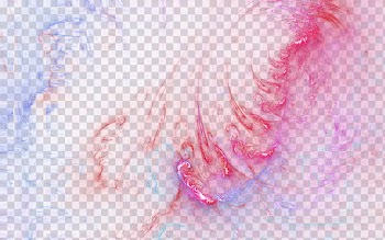 Fractal Rupture incl , red and blue smoke transparent background PNG clipart