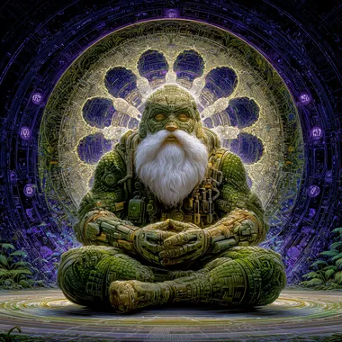 Fractal Shaman: A Surreal Fusion of Nature and Technology Fractal Shaman: A Surreal Fusion of Nature and Technology
