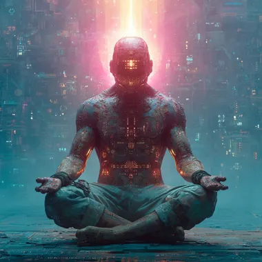 Fractal Shaman in a Digital Temple Fractal Shaman in a Digital Temple