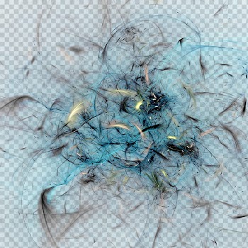 Fractal , teal, black, and brown abstract transparent background PNG clipart