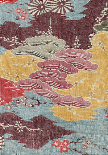 Fragment decorated with pine, plum, | Free Photo Illustration - rawpixel