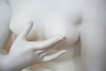 Fragment of ancient sculpture. 