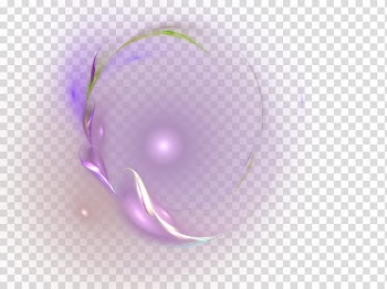 Fraktal, green and purple light illustration transparent background PNG clipart