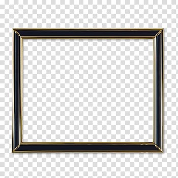 Frame Area Pattern, Black Frame transparent background PNG clipart