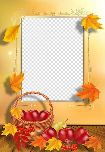 Frame Autumn , Autumn Leaves Frame transparent background PNG clipart