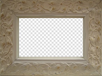 Frame , beige frame transparent background PNG clipart