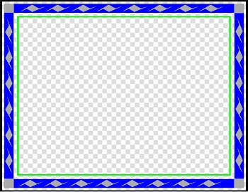 Frame Blue , Blue Border Frame Background transparent background PNG clipart